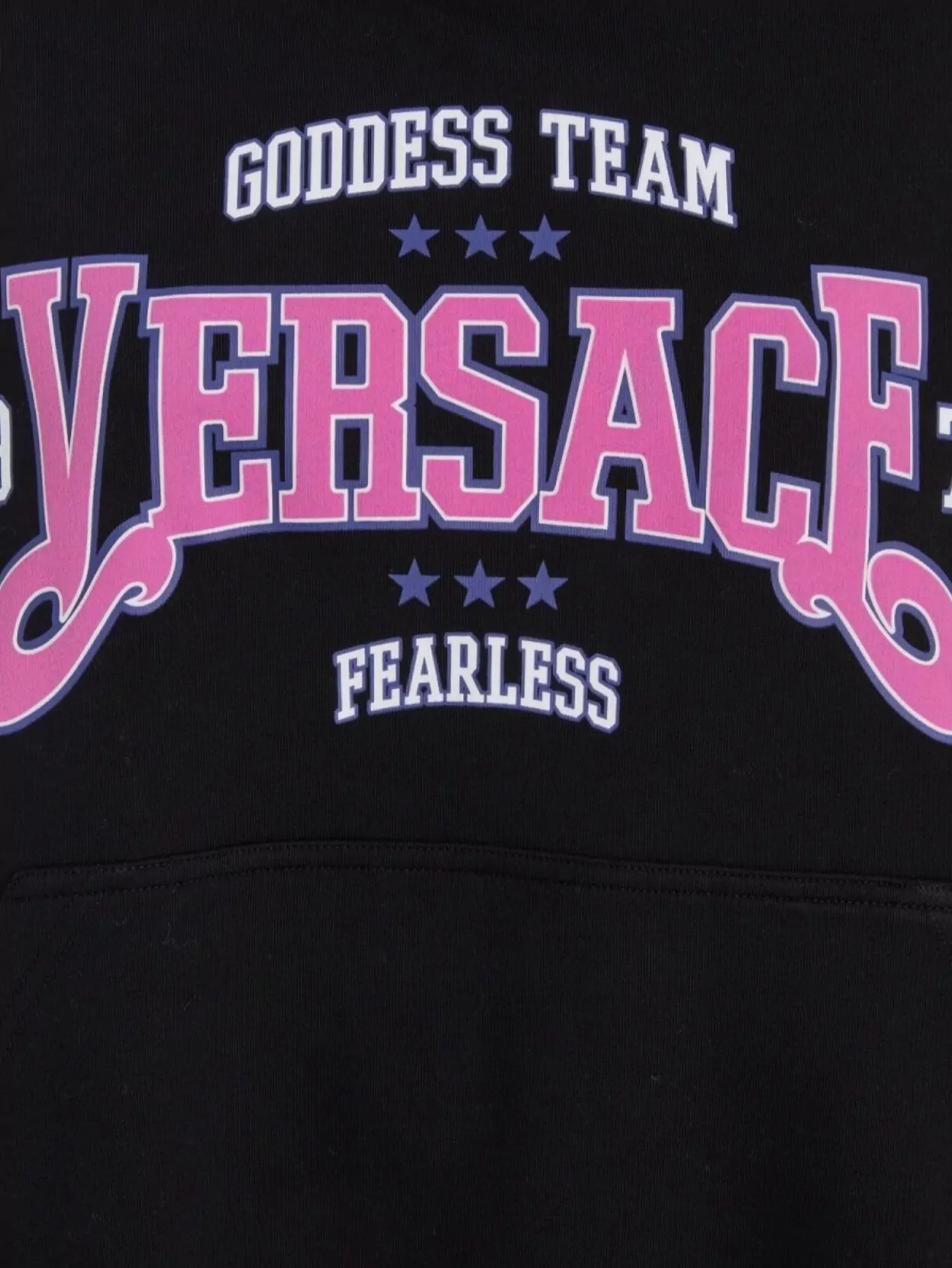 Versace Hooded Knitwear With Ribbed Finish