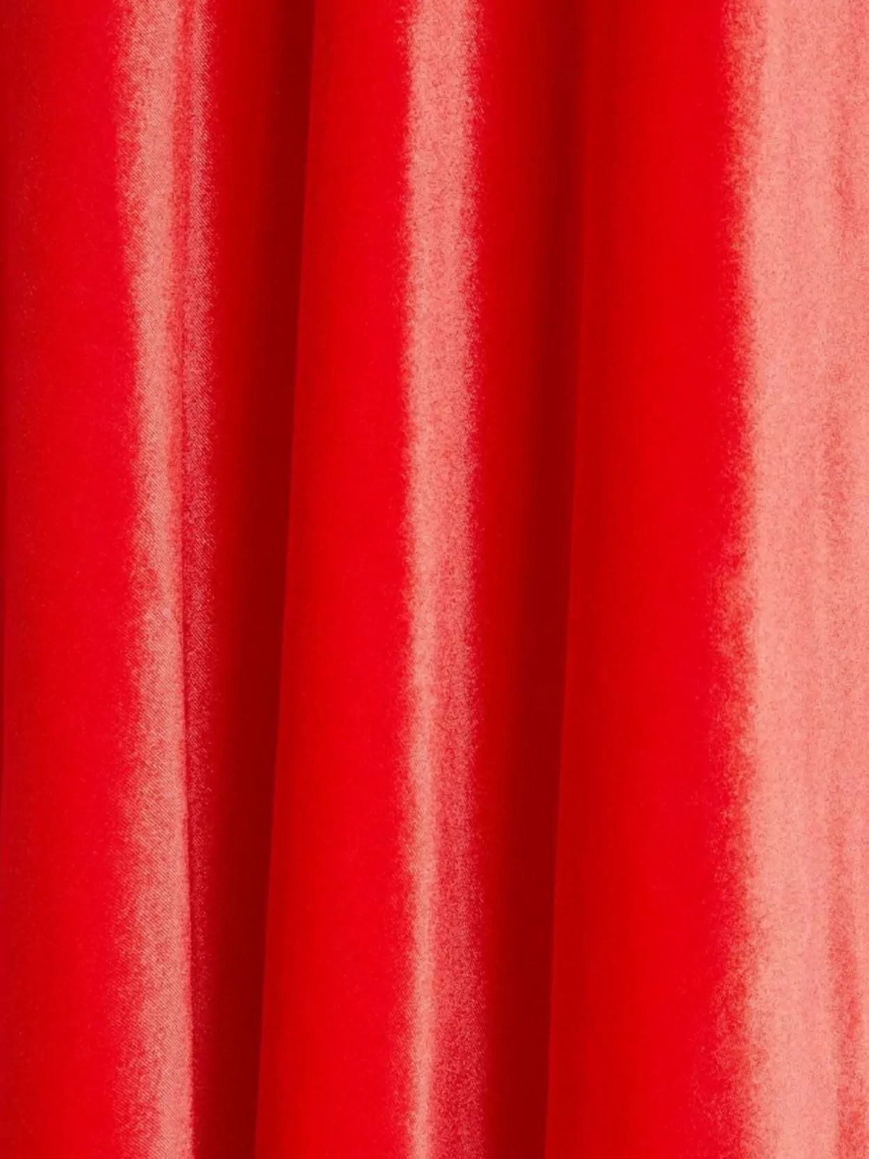 Shop Philosophy Long Draped Velvet Dress With Asymmetric Neckline In Red