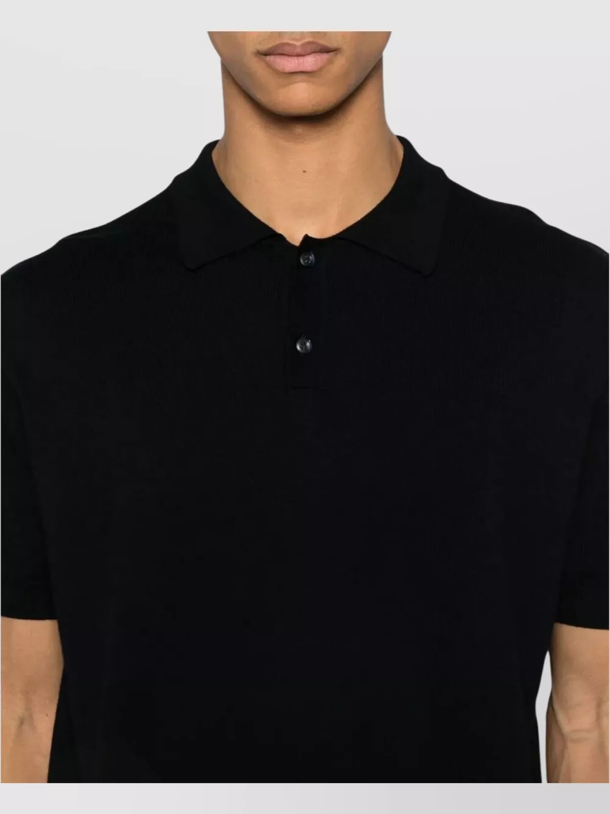 Woolrich Knitted Polo Shirt Button Placket