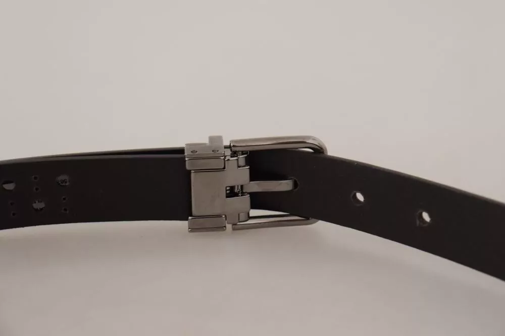 Dolce&Gabbana Perforated Leather Belt