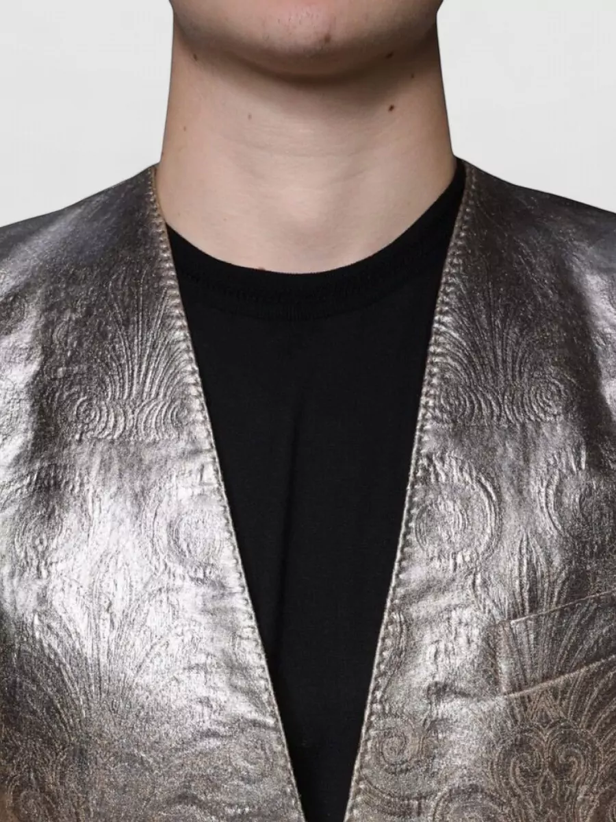 Dolce&Gabbana Silk Jacquard Single-Breasted Dress Blazer