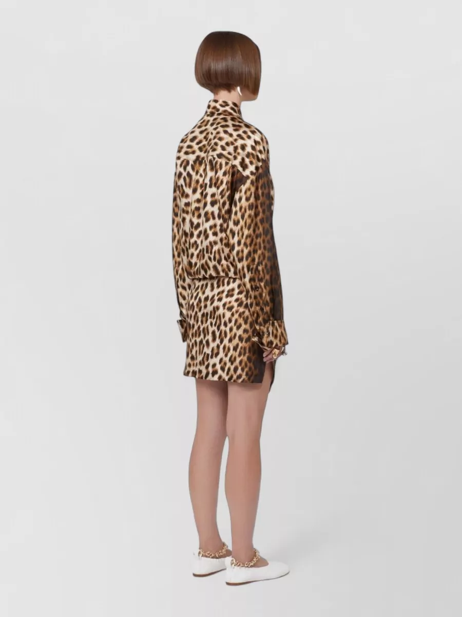 Sportmax Silk Mini Shirt Dress