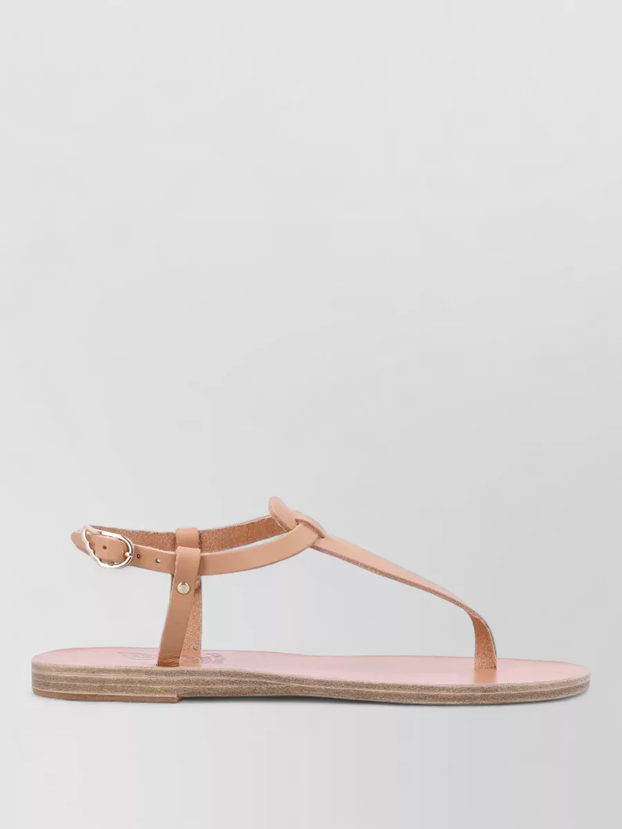 Ancient Greek Sandals Leather Thong Sandals