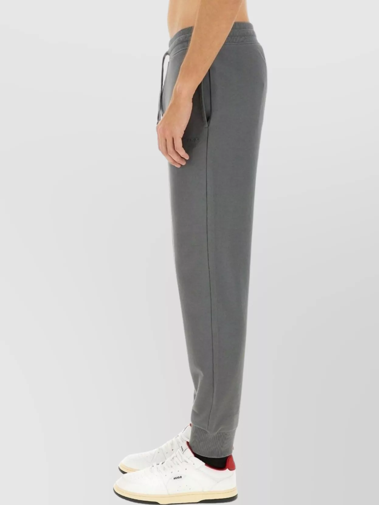 Hugo Elastic Waistband Ribbed Cuffs Side Pockets