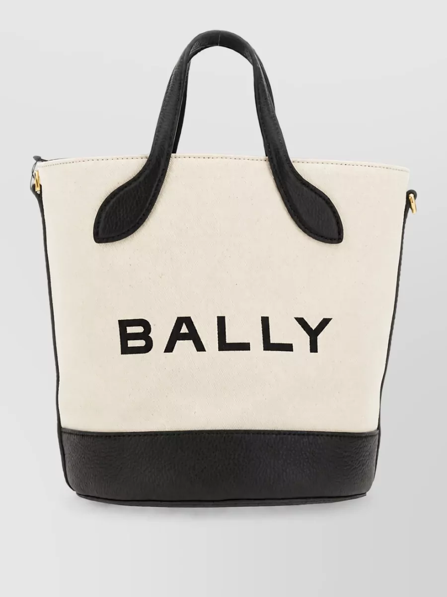 Bally leather bucket bag