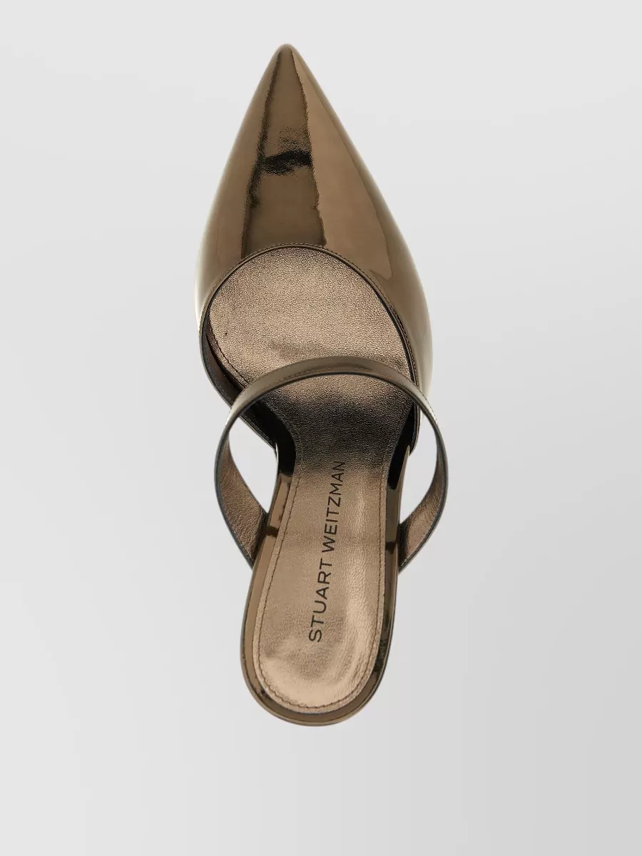 Stuart Weitzman Patent Leather Mules