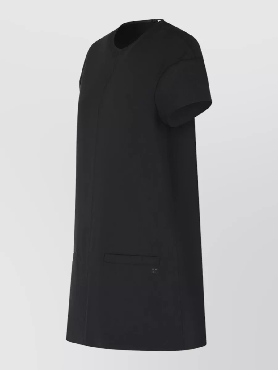 Courrèges Heritage Wool Blend Dress Short Sleeves