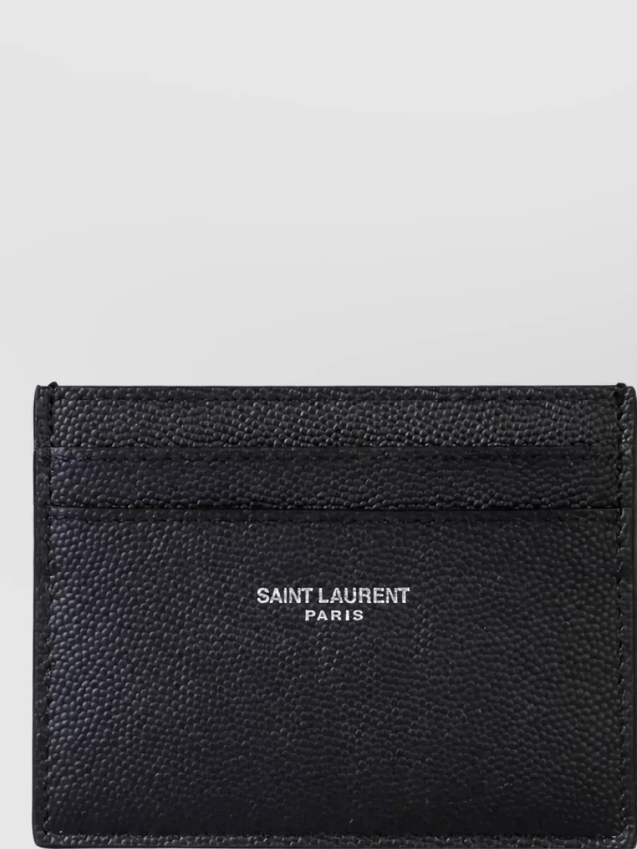 Saint Laurent Leather Card Holder