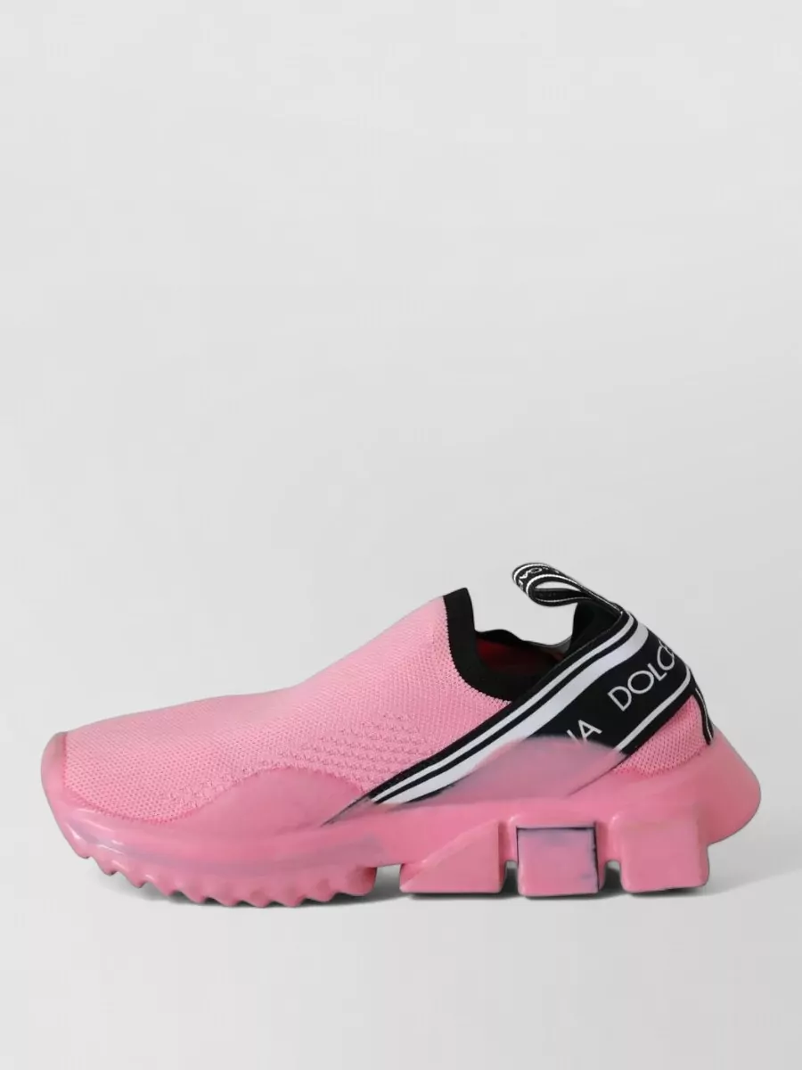 Dolce&Gabbana Knitted Slip-On Low-Top Sneakers