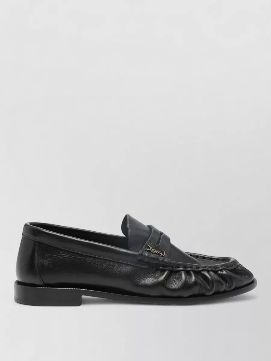 Saint Laurent Leather Loafers