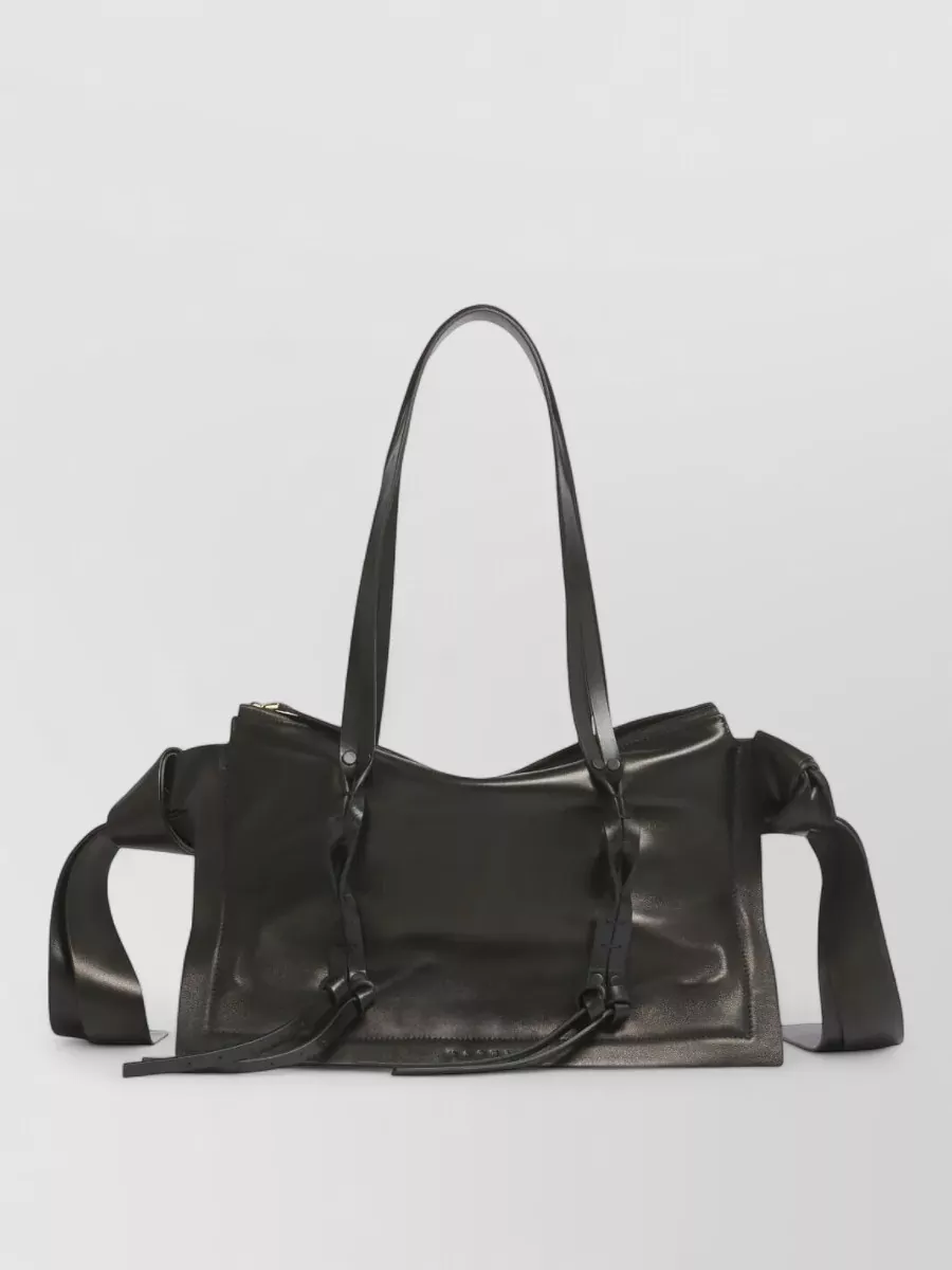 Marni small leather tote bag