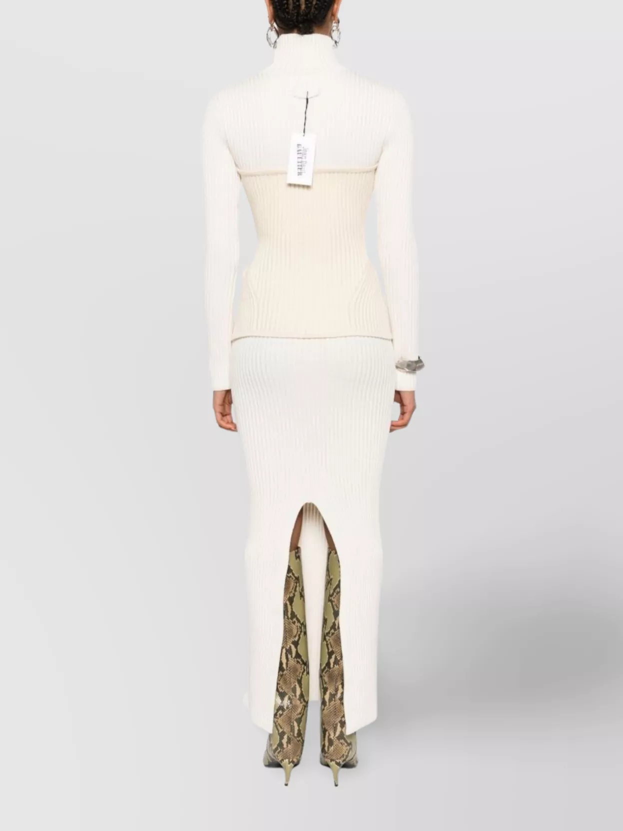 Jean Paul Gaultier Knee Length Dress Back Slit