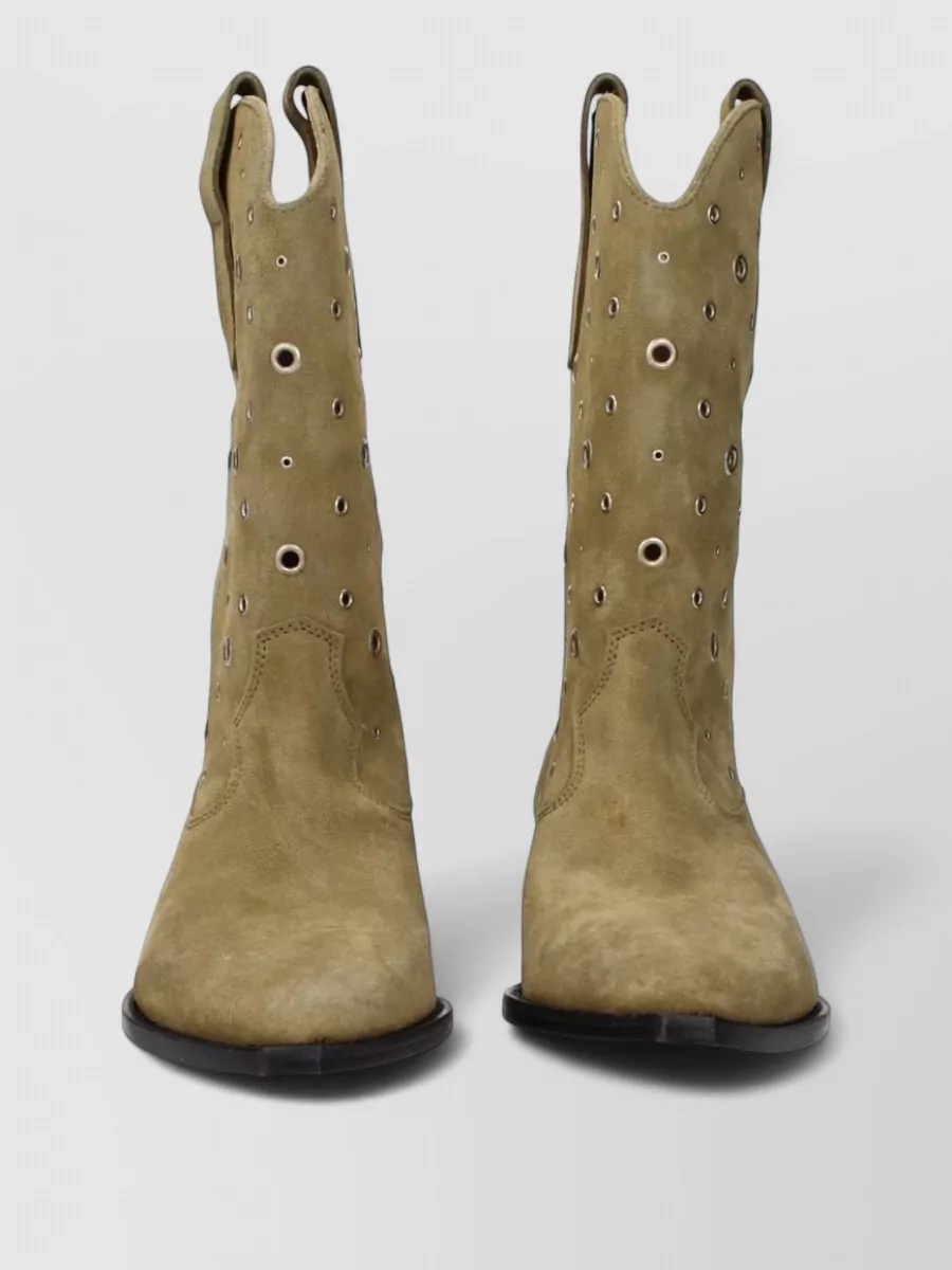 Isabel Marant suede leather ankle boots
