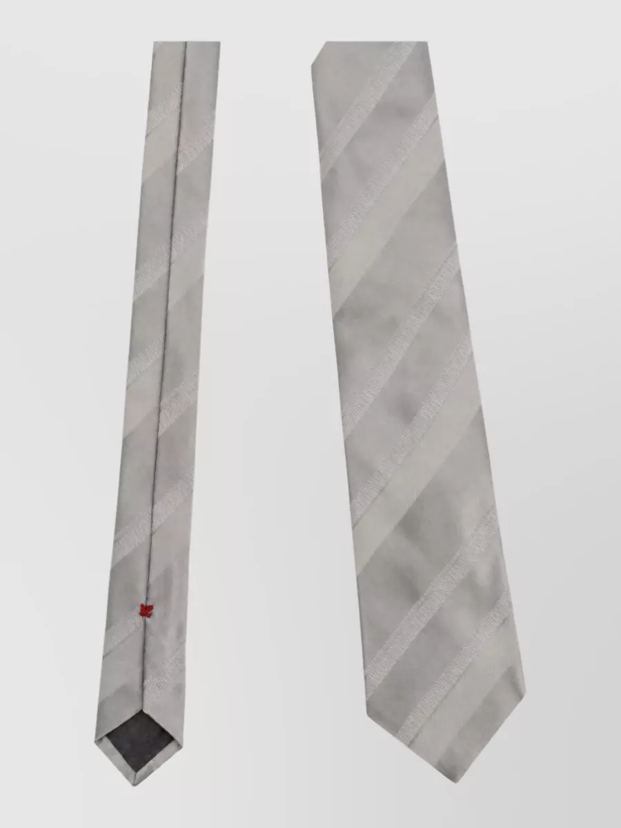 Brunello Cucinelli Striped Silk Tie