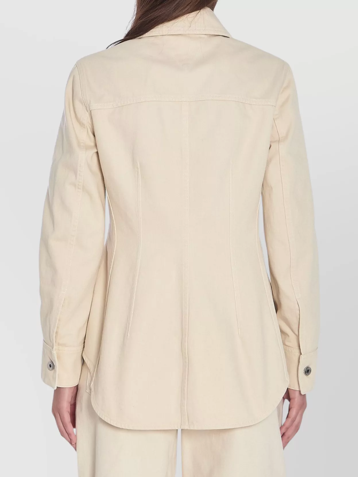 Bottega Veneta Denim Shirt With Chest Patch Pocket