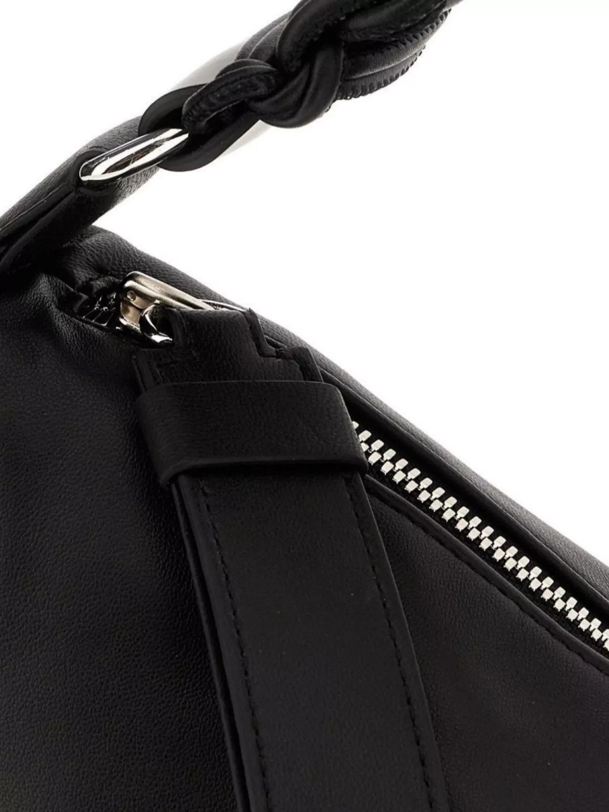 Kara Lattice Braided-strap Tote Bag In Black