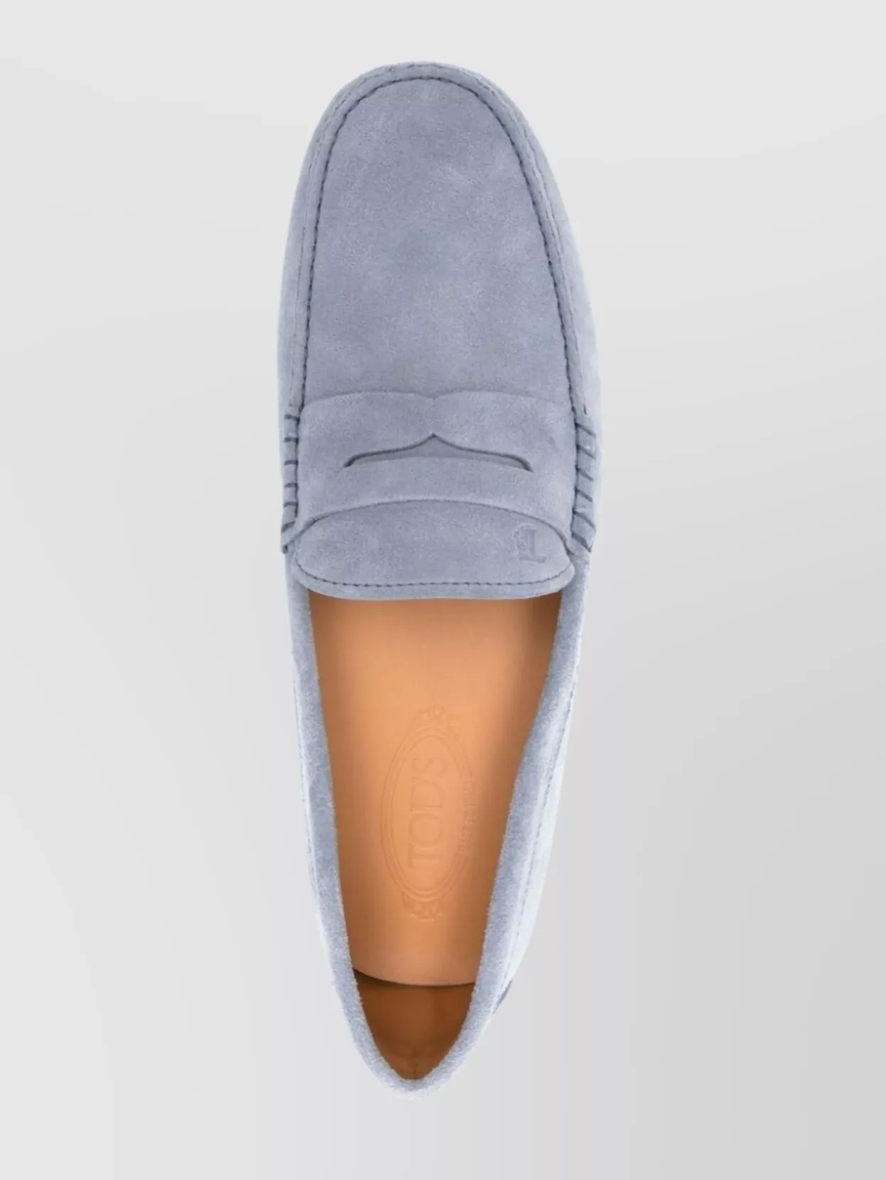 Tod's Suede Penny Loafer Rubber Sole