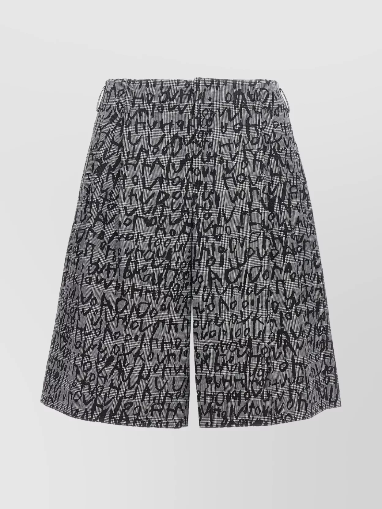 Shop Comme Des Garçons Bermuda Shorts Featuring All-over Print And Button Detail