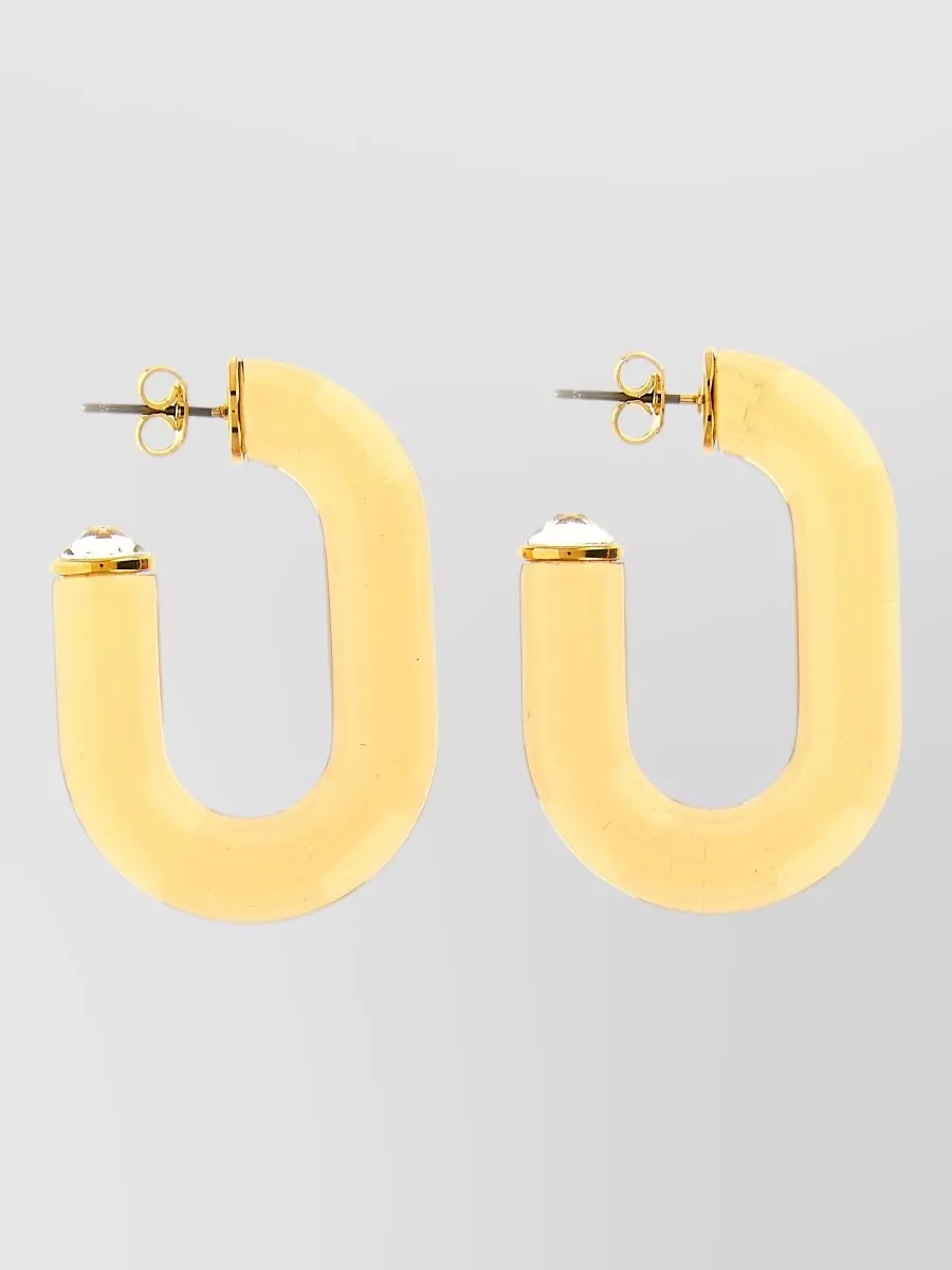 Paco Rabanne crystal-embellished resin earrings