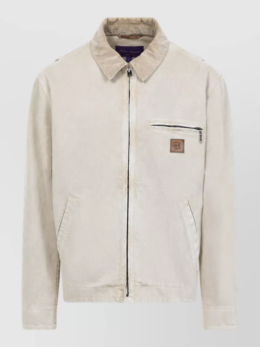 Ralph Lauren Purple Label clarke bomber jacket