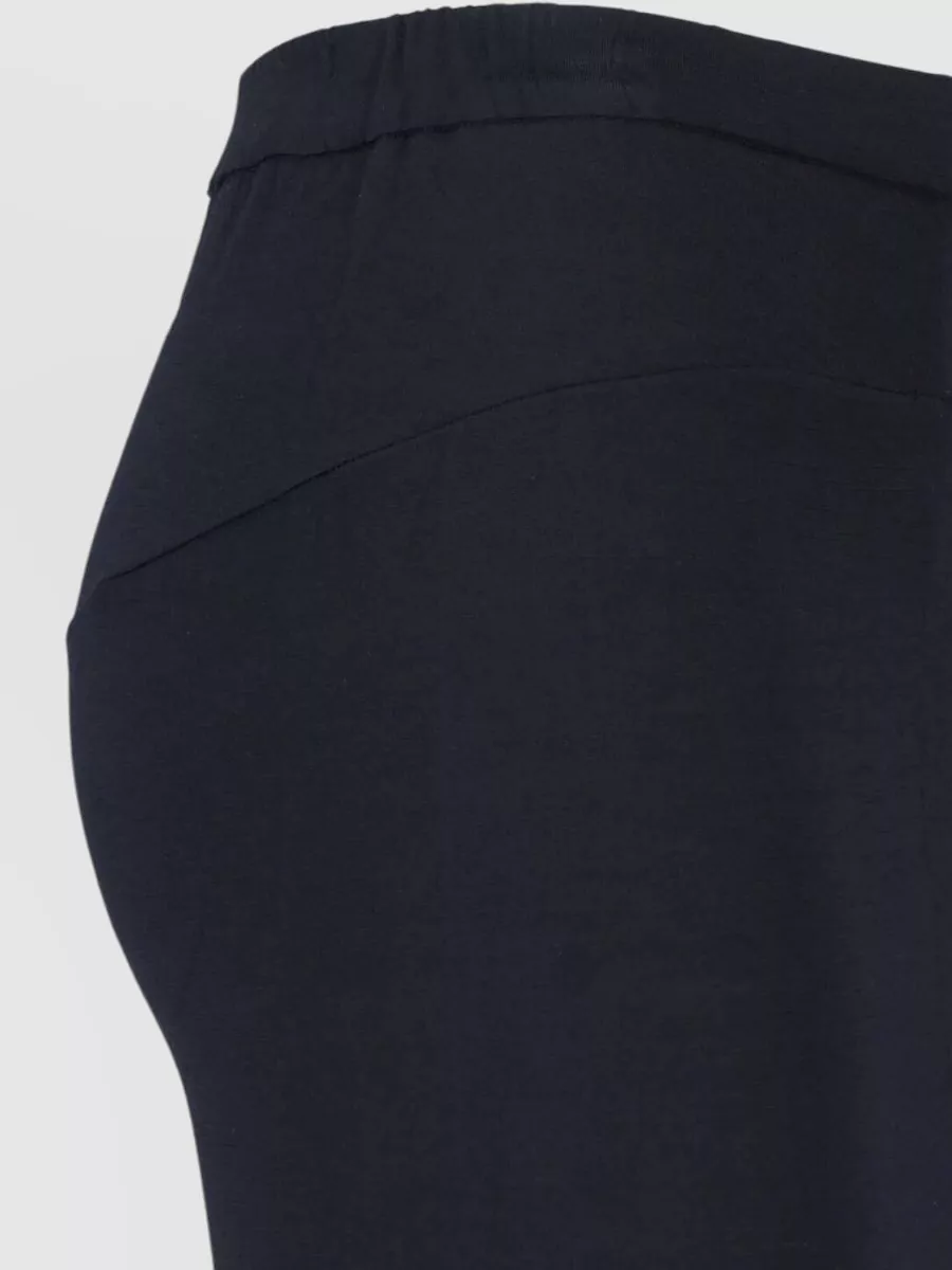 Junya Watanabe Wool Knee-Length High-Waisted Skirt