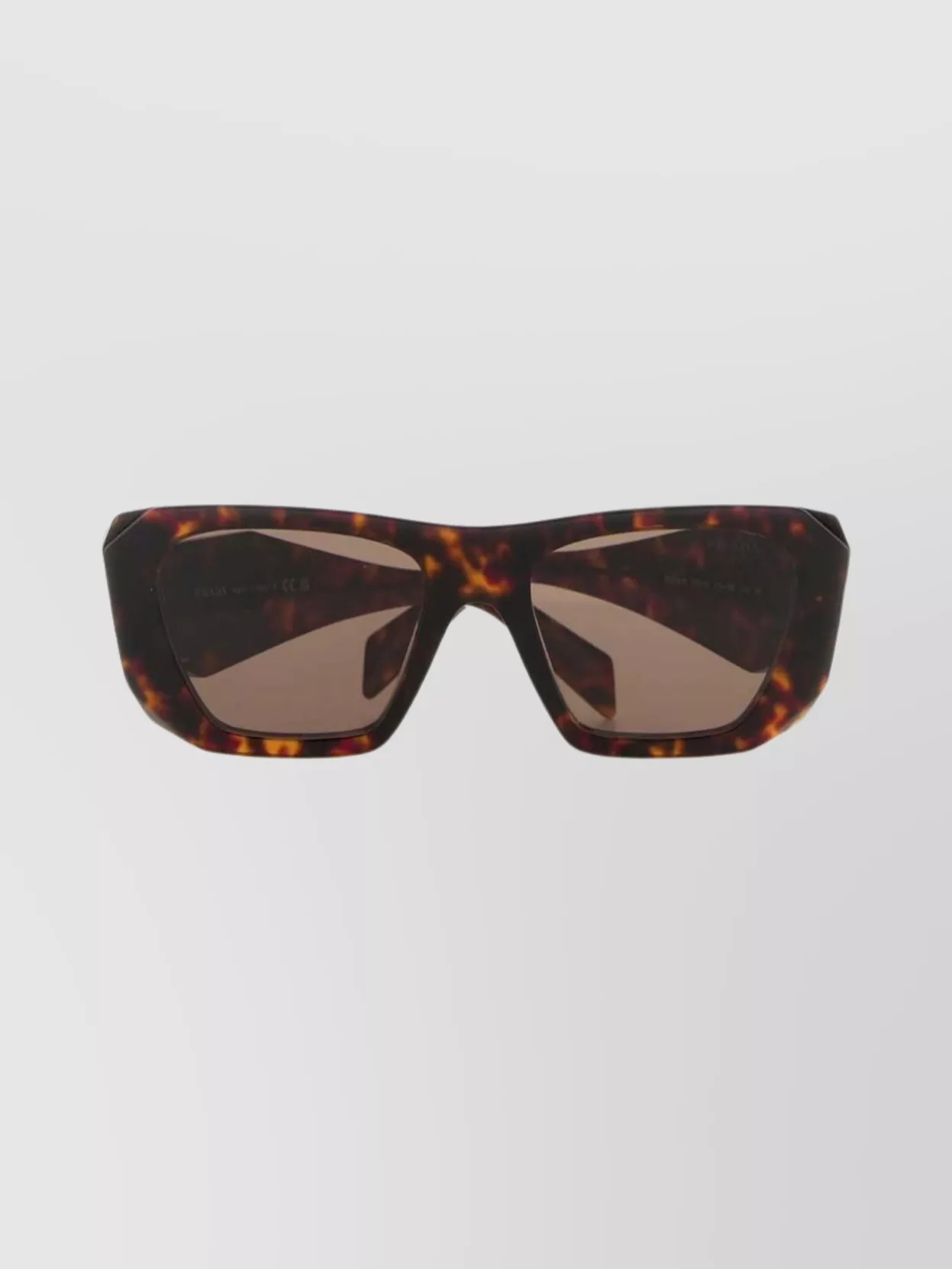 Prada Acetate Sunglasses Square Frame Design
