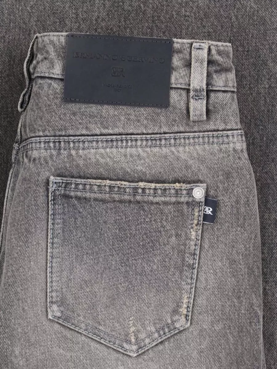 Ermanno Scervino Relaxed-Fit Straight-Leg Denim Jeans