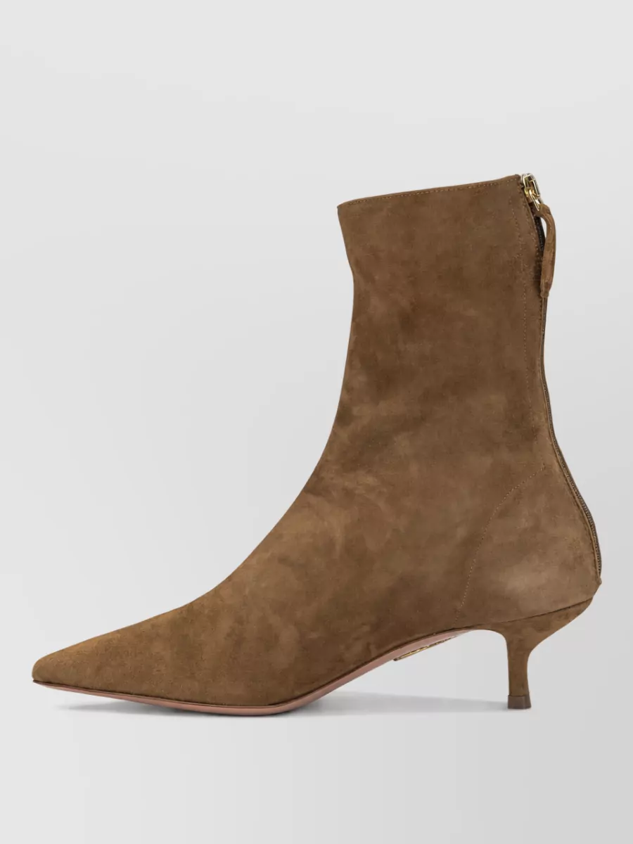 Aquazzura Leather Ankle Boots