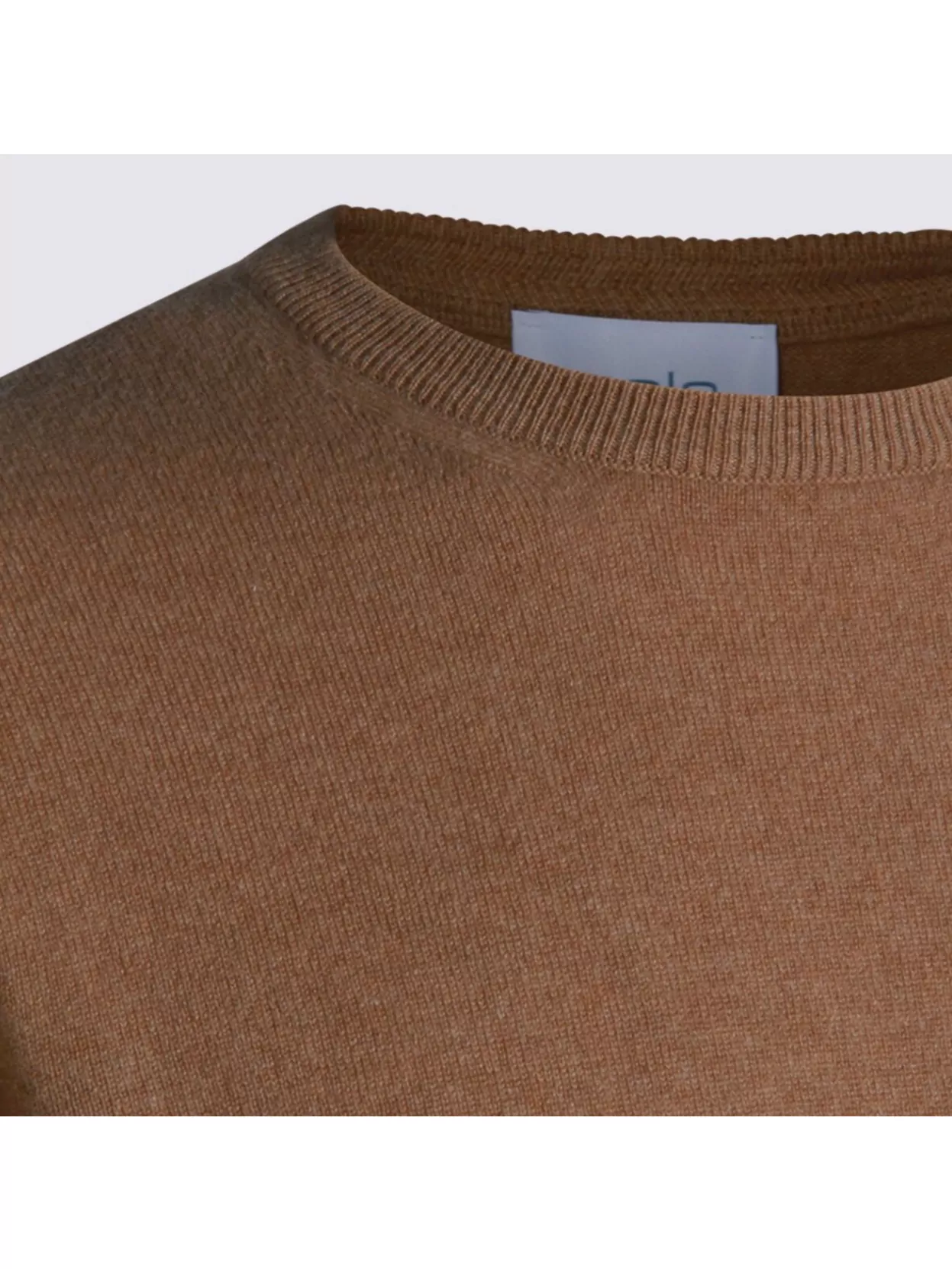 Malo Ribbed Crewneck Sweater Long Sleeves