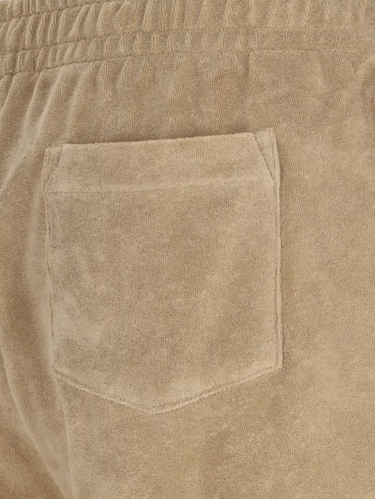 Polo Ralph Lauren Straight Terry Cloth Texture Shorts With Elastic Waistband