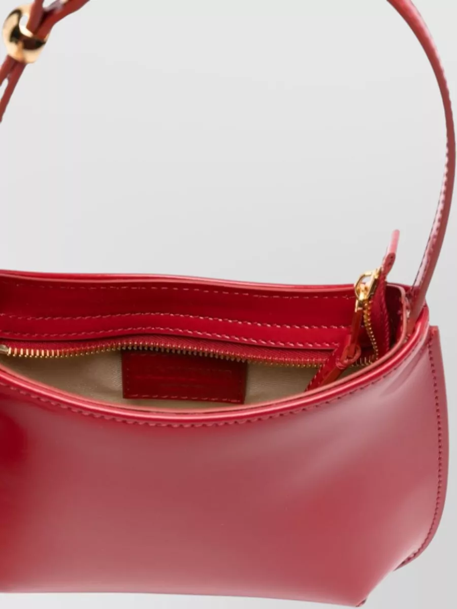 Jacquemus Le Petit Bisou Leather Shoulder Top Handle