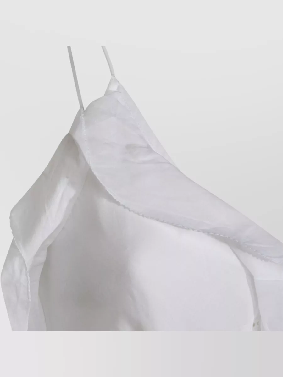 Isabel Marant Etoile Knee Length Dress Ruffles Spaghetti Straps Tiers