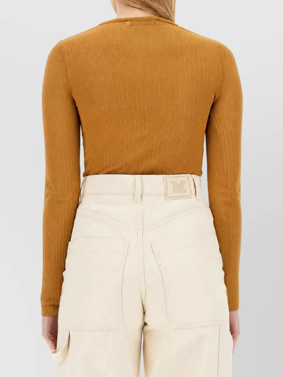 Max Mara Silk Knitted Top