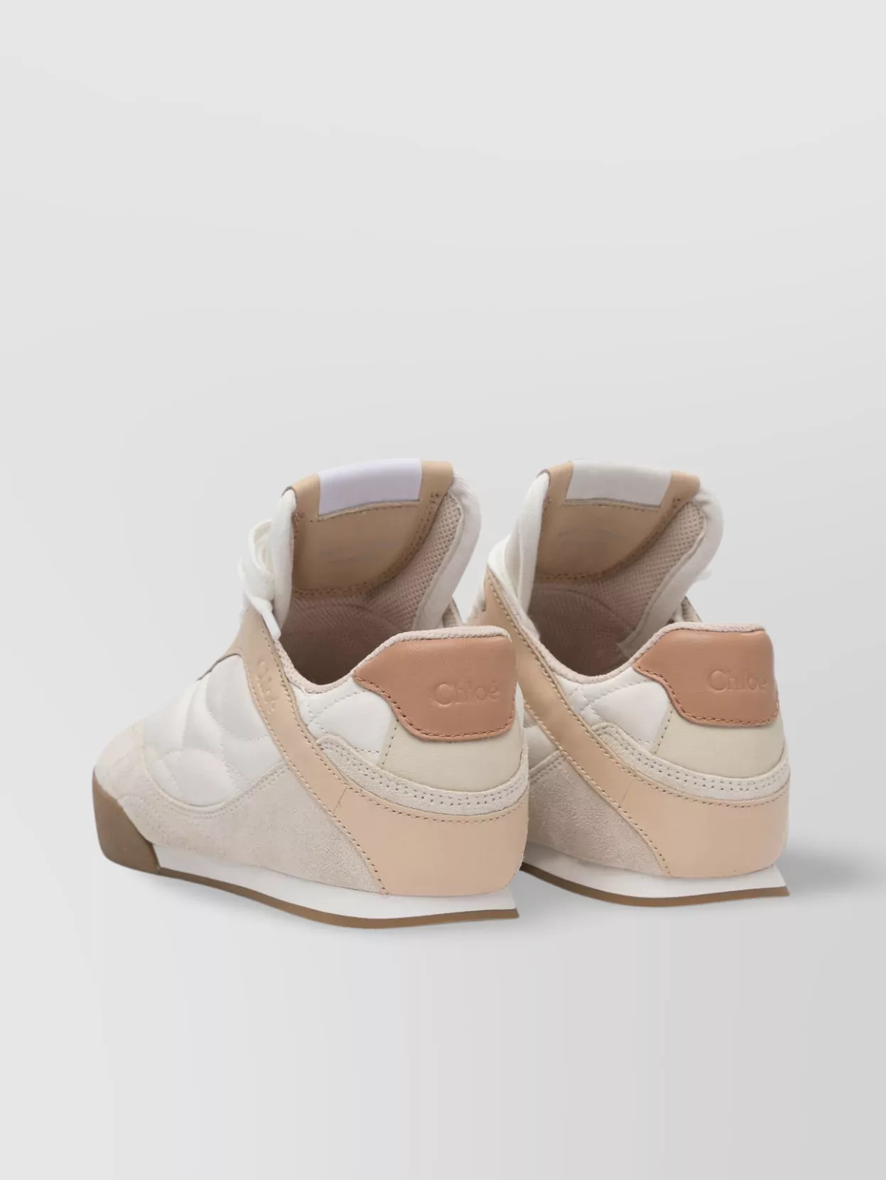 Chloé Stitched Panels Slip-On Sneakers