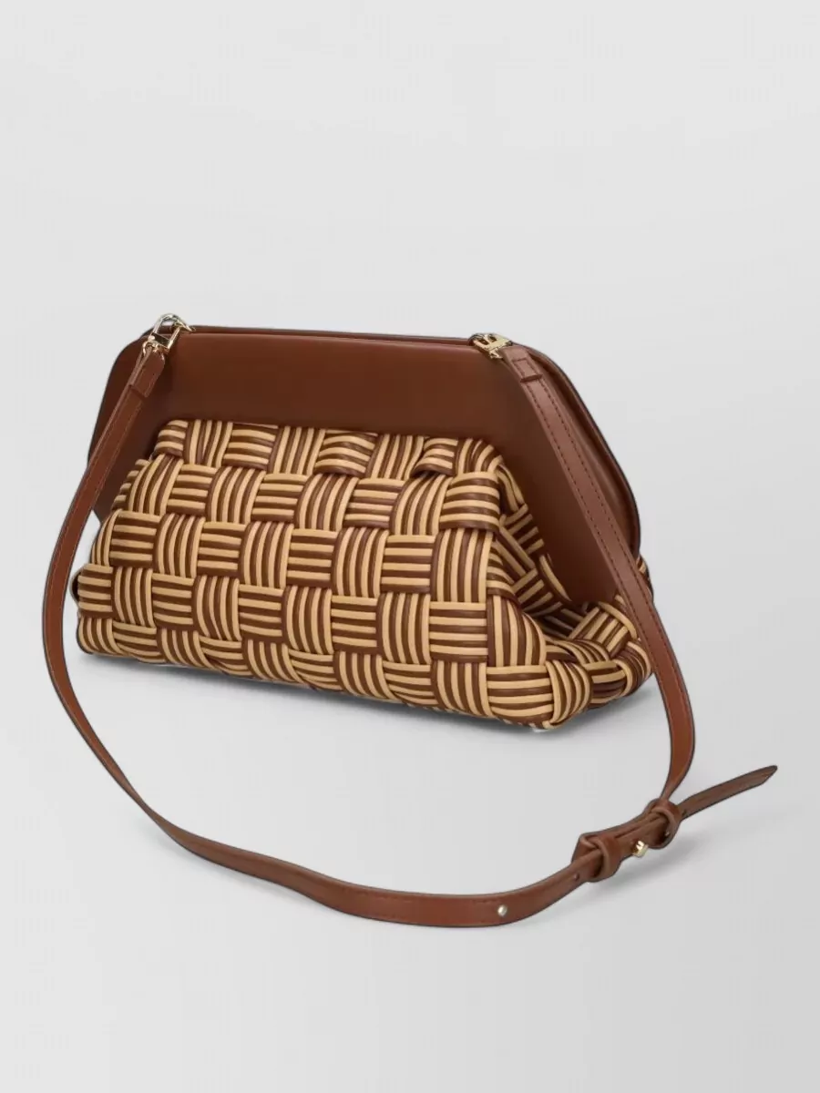 Themoiré Bios Woven Crossbody Bag
