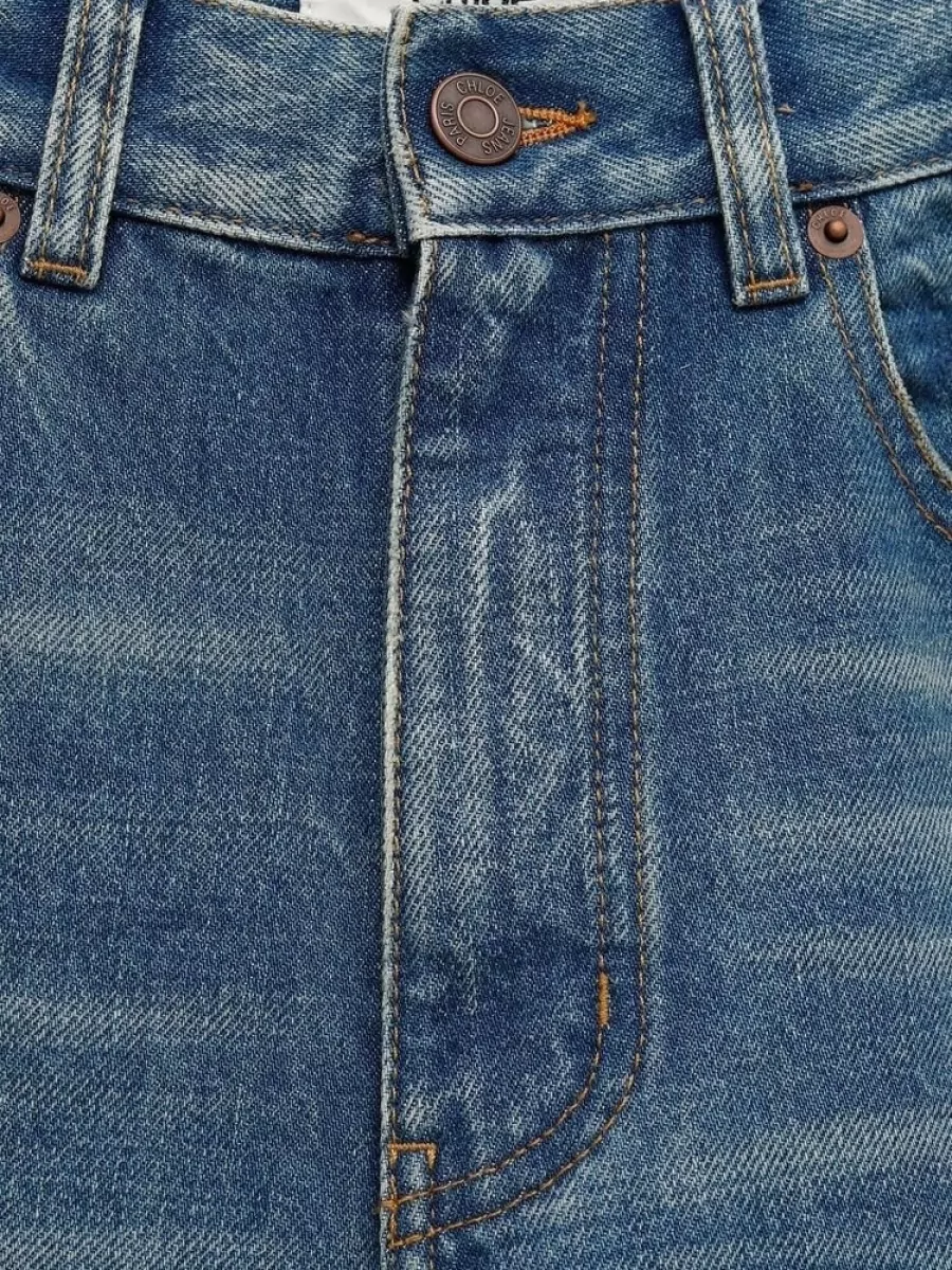 Chloé Denim Straight-Leg Jeans