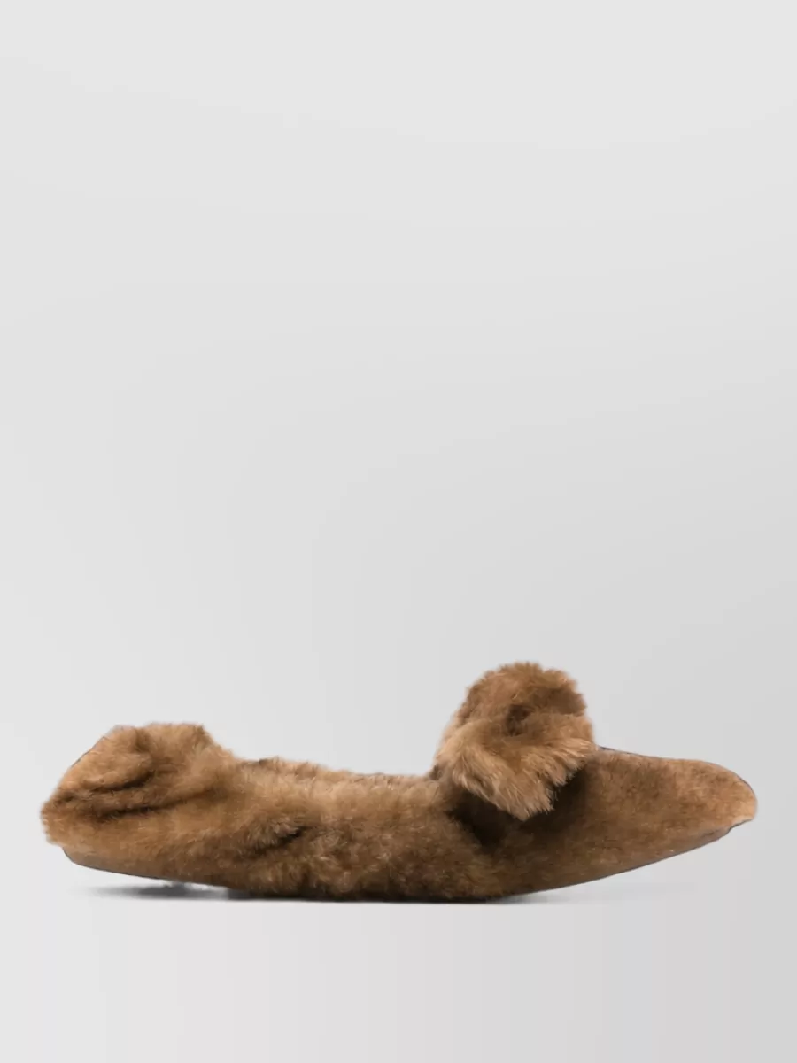 Zimmermann Leather Ballerina Slippers