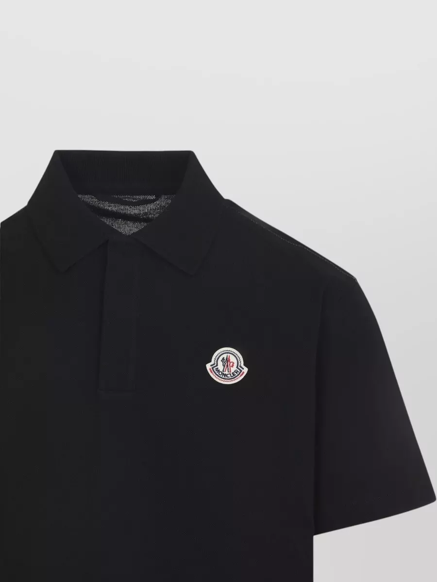 Moncler Short-Sleeve Polo Shirt
