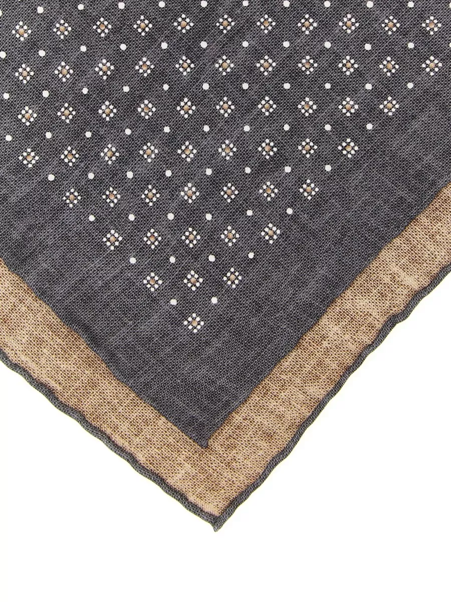 Brunello Cucinelli Silk Geometric-Pattern Scarf
