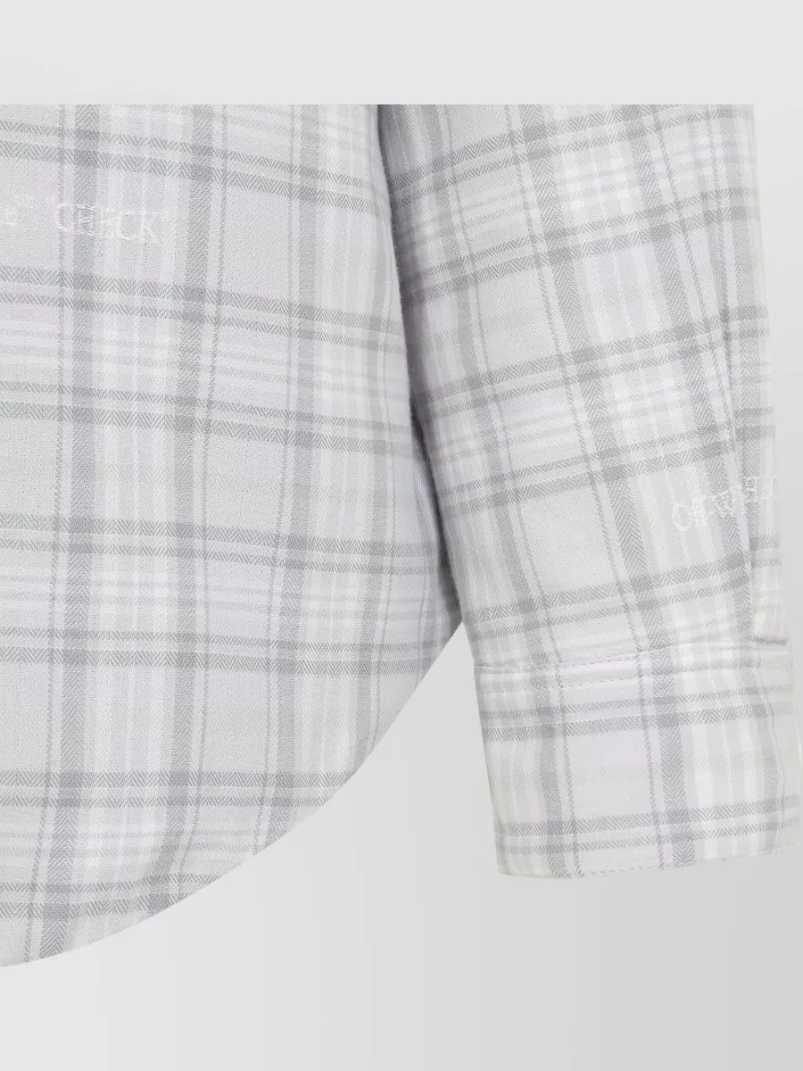 Off-White Checked Quilted Overshirt