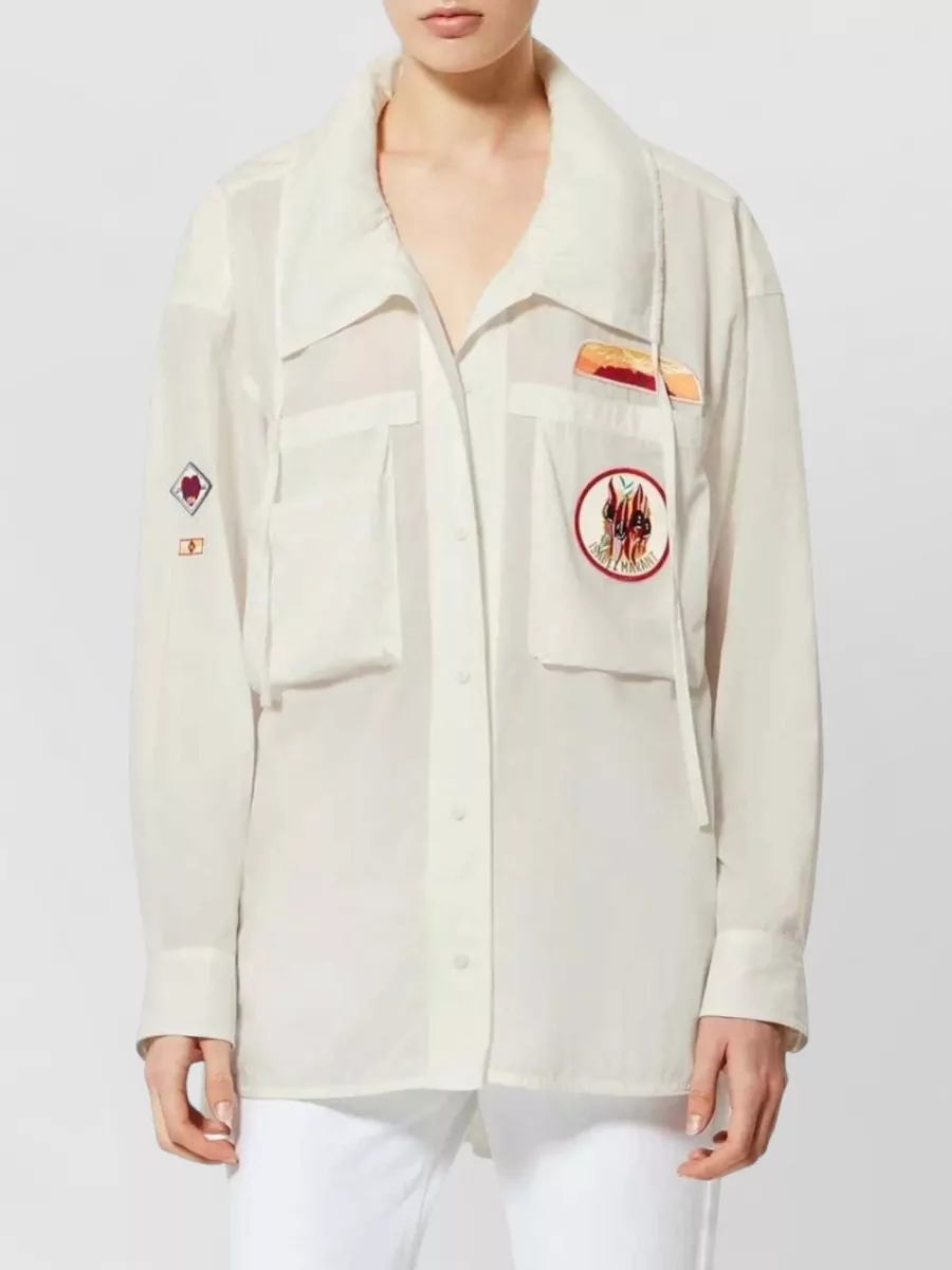 Isabel Marant Embroidered Shirt Jacket