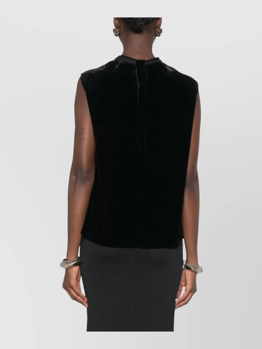 Rick Owens Velvet Sleeveless Top