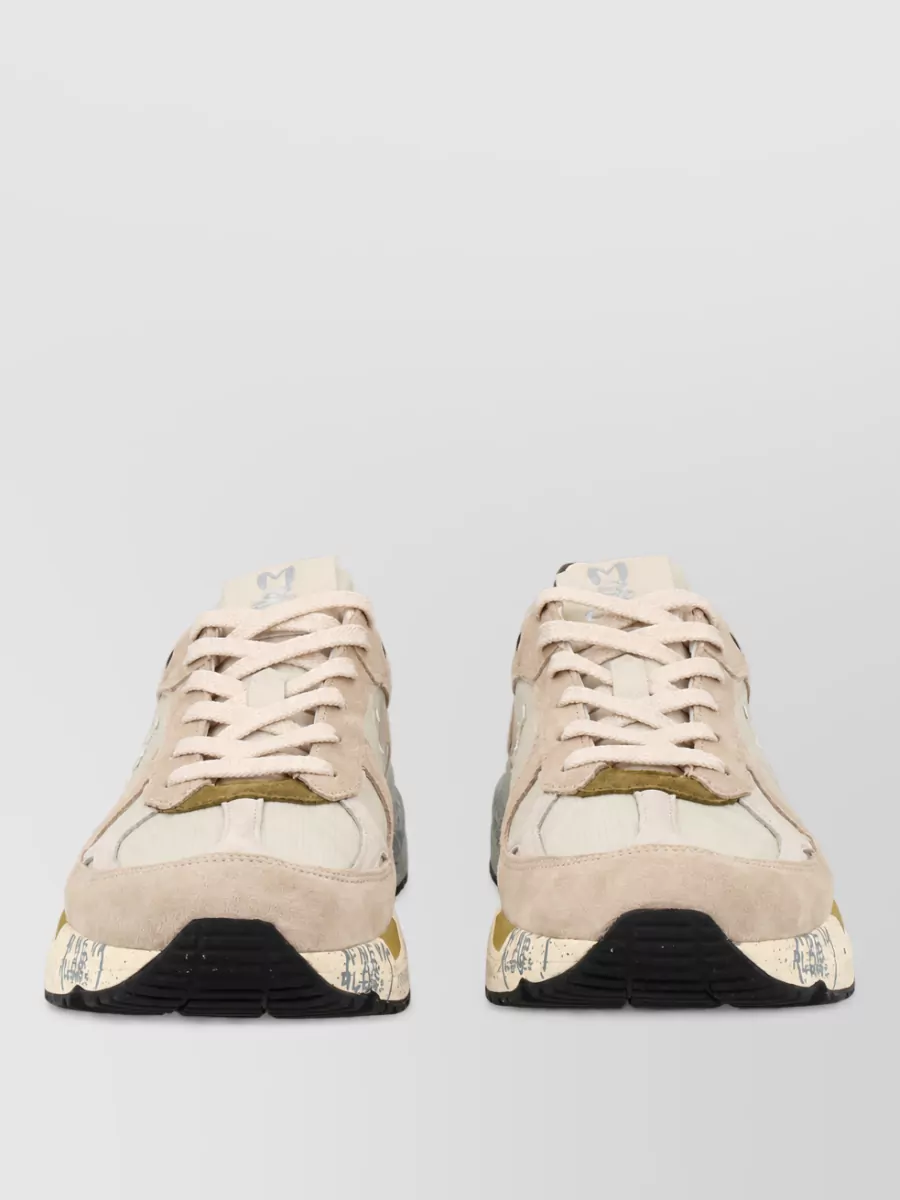 Premiata leather low-top sneakers