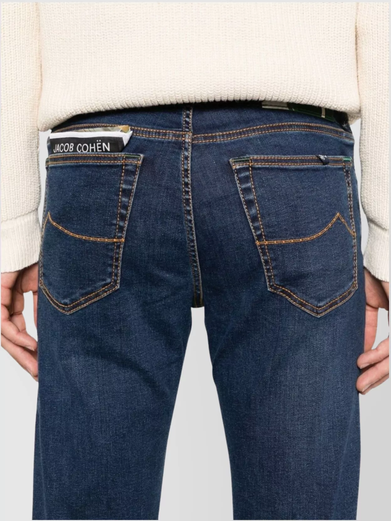Jacob Cohen Slim Fit Denim Jeans With Belt Loops
