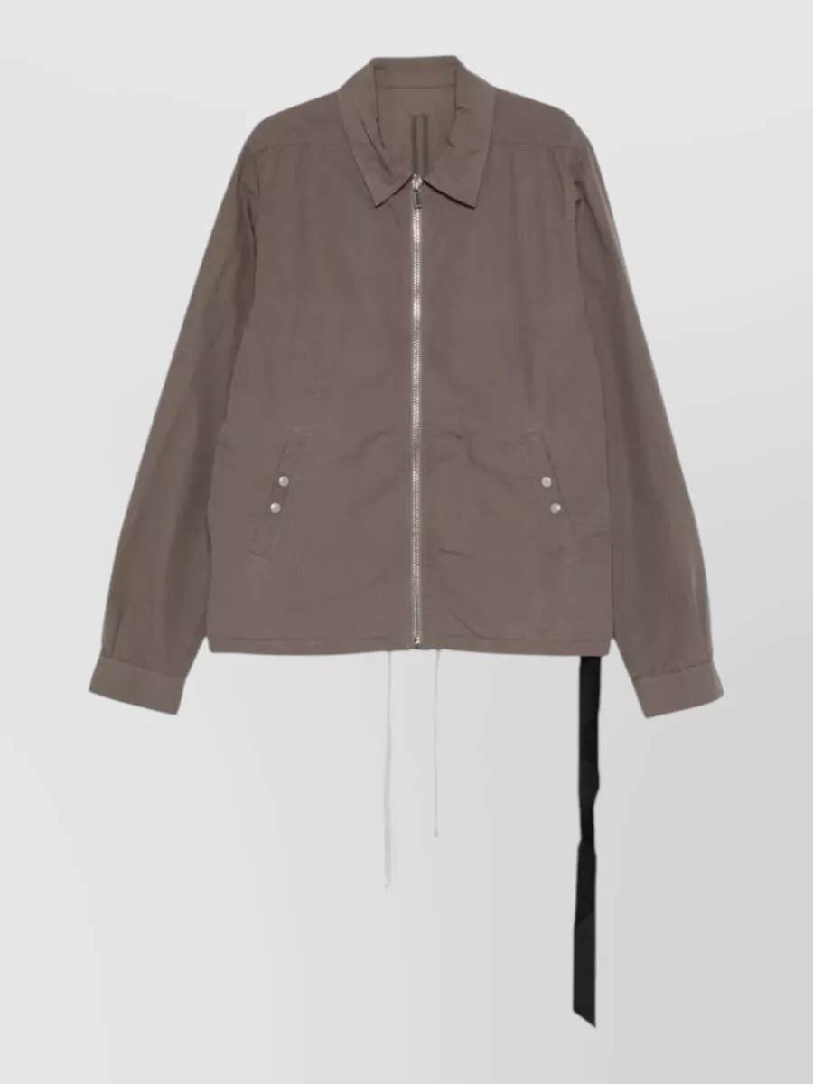 Rick Owens Drkshdw Cotton oversized zip-up jacket