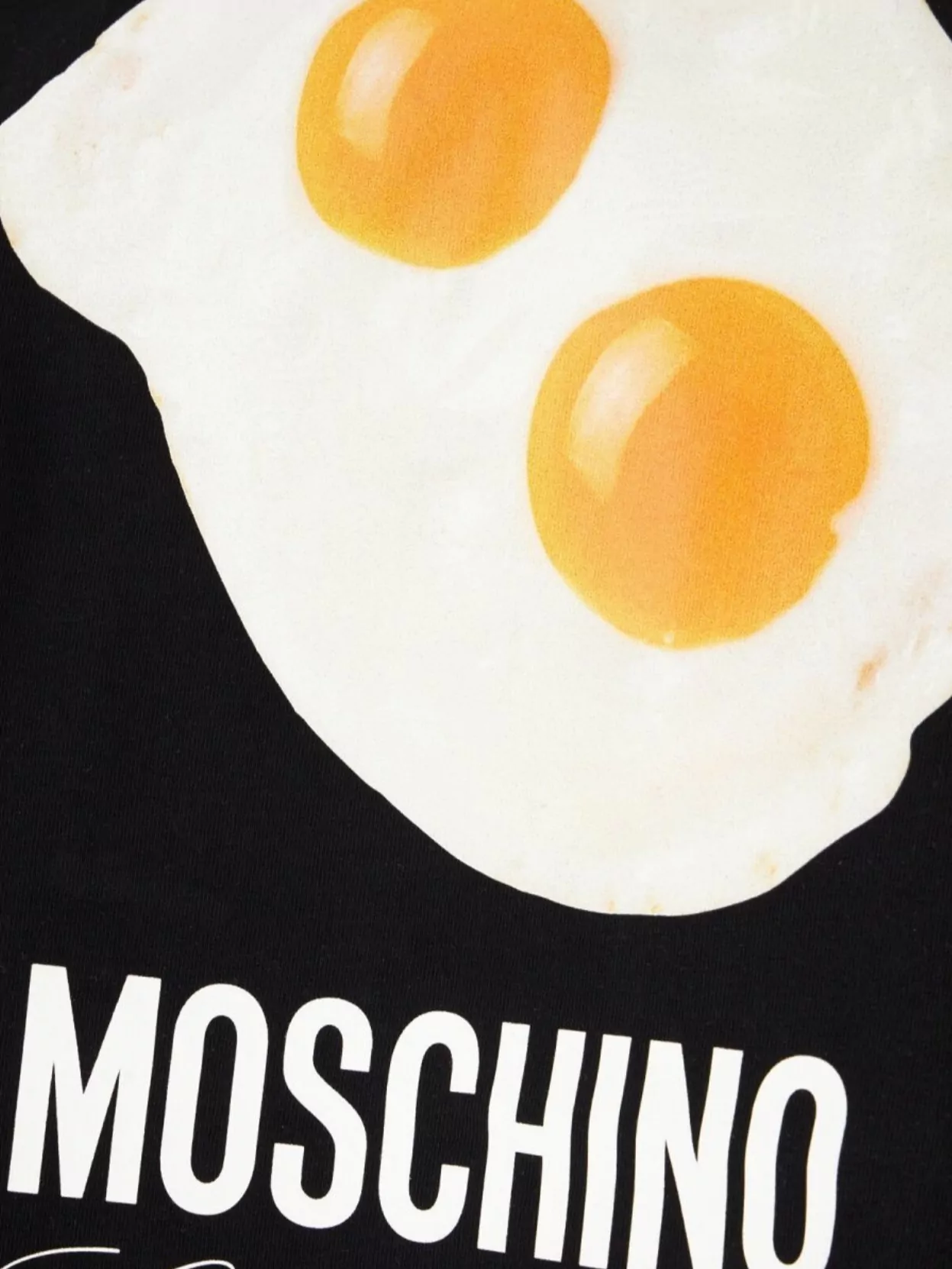 Moschino Crew Neck Graphic Print Short Sleeves T-shirt In Black