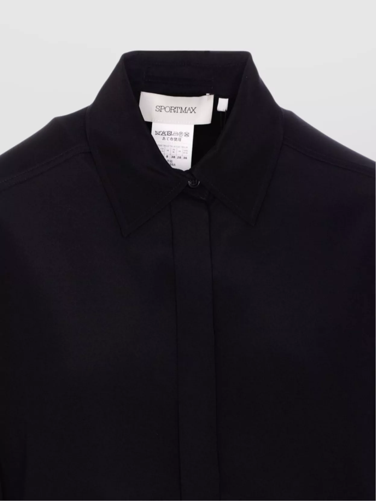 Sportmax Waist Belt Long Sleeve Dress With Tie Detail
