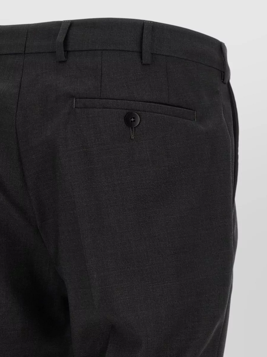 Pal Zileri Wool Single Breasted Coat