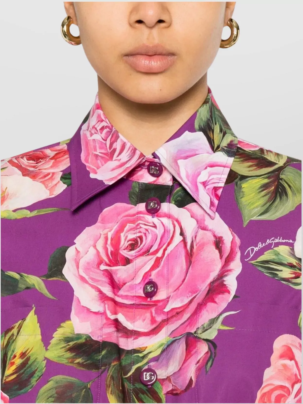 Dolce & Gabbana Floral Print Jumpsuit Elasticated Waistband