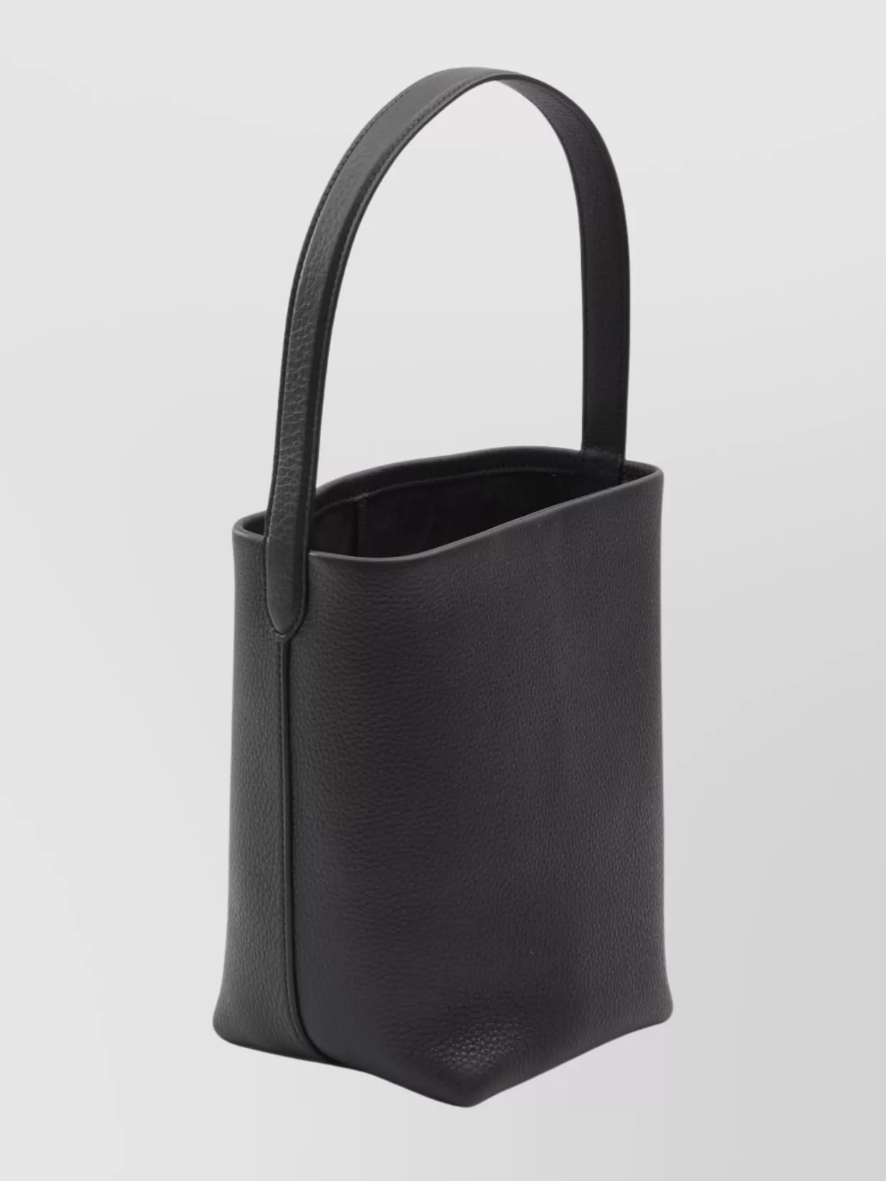 The Row Small Structured Tote Bag In Black